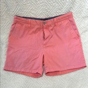 Nautica Pink Flat Front Shorts Casual Cotton Blend